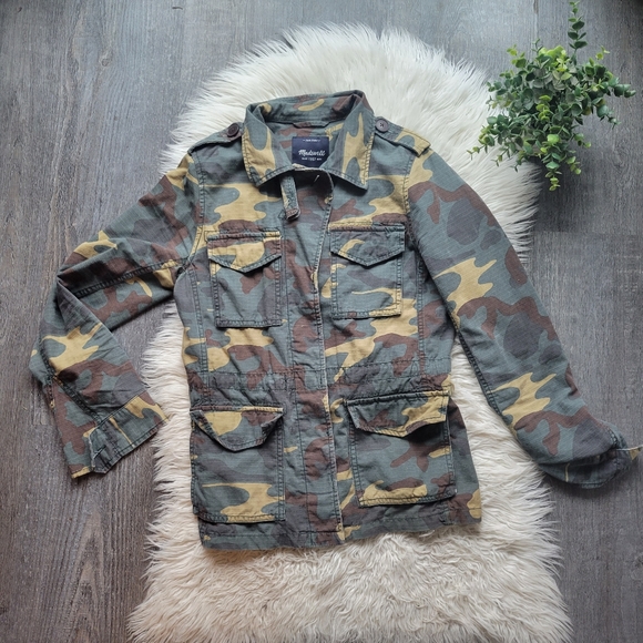 Madewell Outbound Utility Camo Jacket Womens Size small - Picture 8 of 16